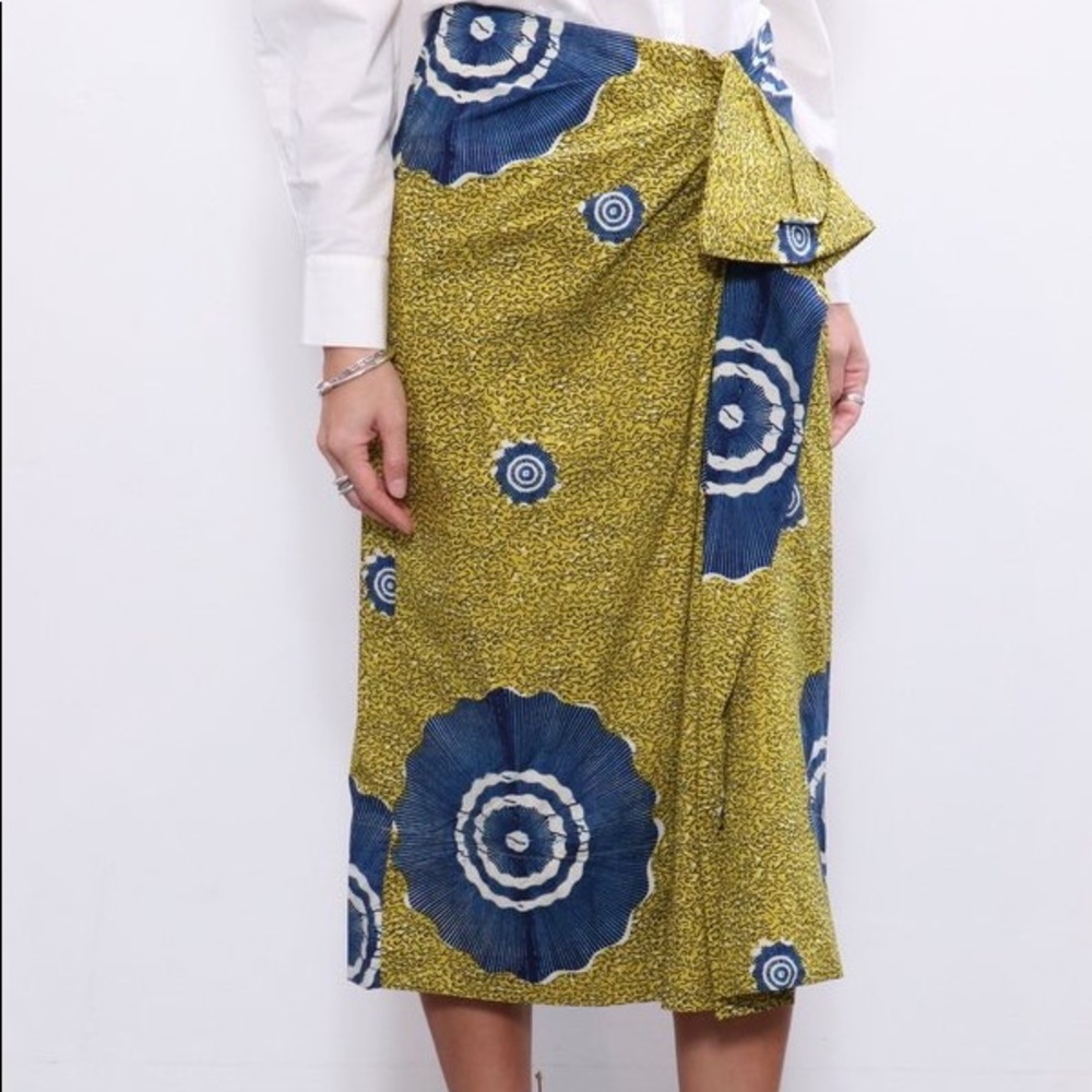 Ulla Johnson cotton midi skirt (matching top listed)